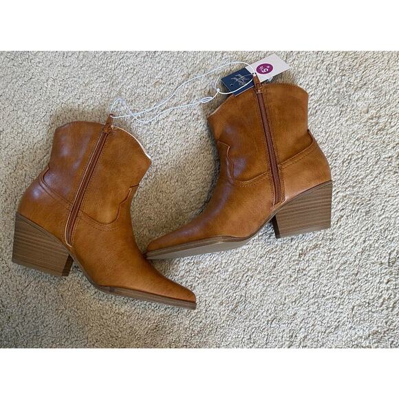 Universal Thread Boots Womens Size 5.5W NEW Western Cowgirl Country Booties - Picture 7 of 10